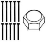WILMINK GROUP wg1736482 -  Комплект болтов головки цилидра